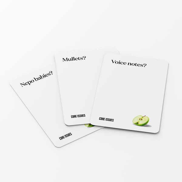 Core Issues Playing Cards